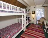 Downstairs bedroom with 2 sets of bunk beds with Twin beds